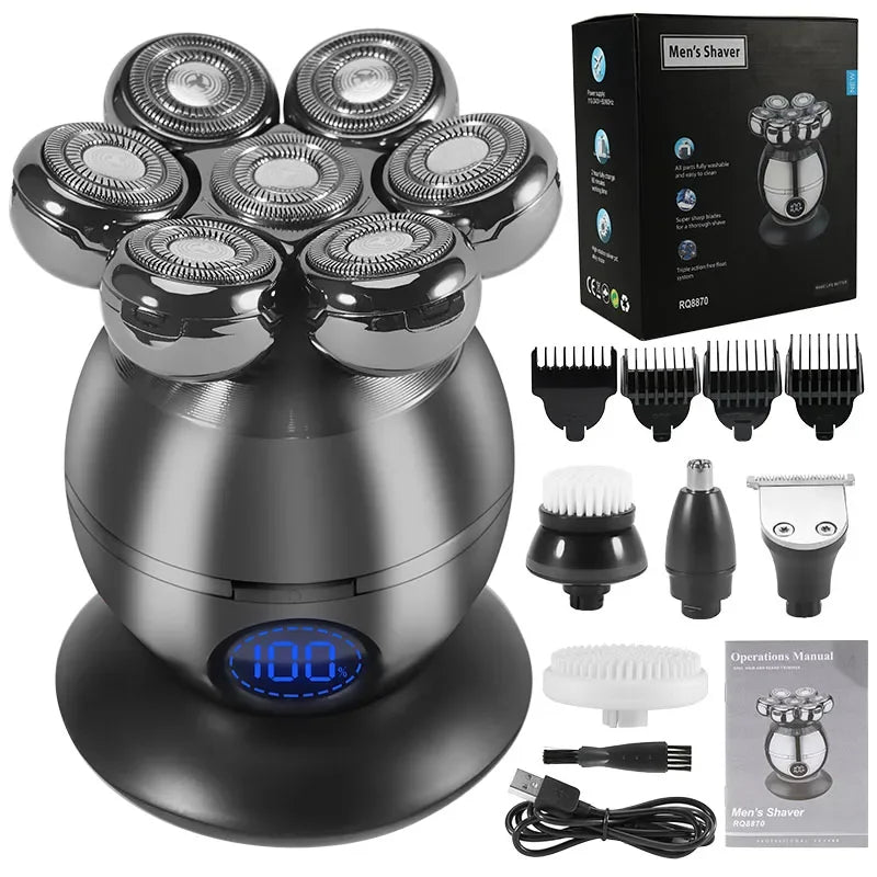 7D Electric Shaver Men Floating