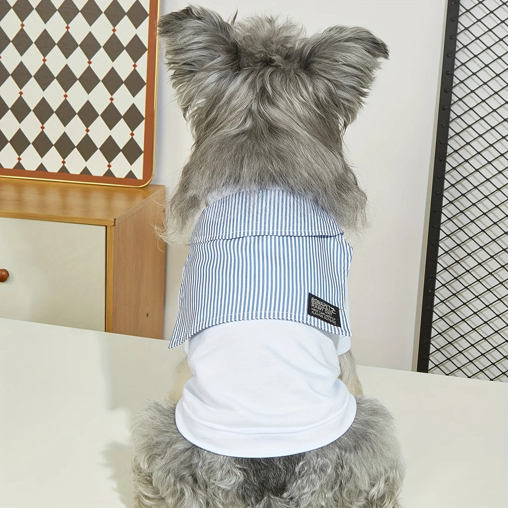 Summer Dog T-Shirt – Casual Breathable Pet Clothes for Small & Medium Dogs