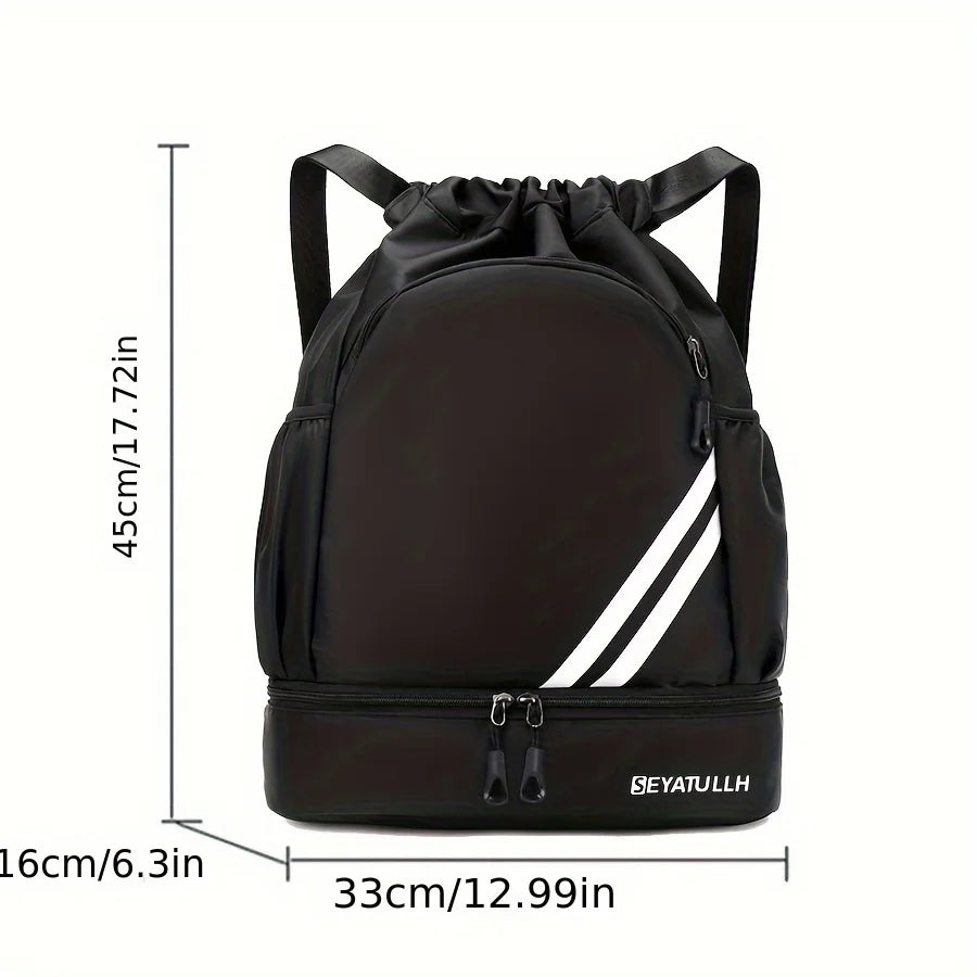 Waterproof Sports Basketball Backpack Gym Travel Outdoor Climbing Bag Pouch