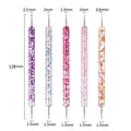 Nail Art Dotting Tools Set – Dual-ended Rhinestone Nail Design Pens for DIY Manicure