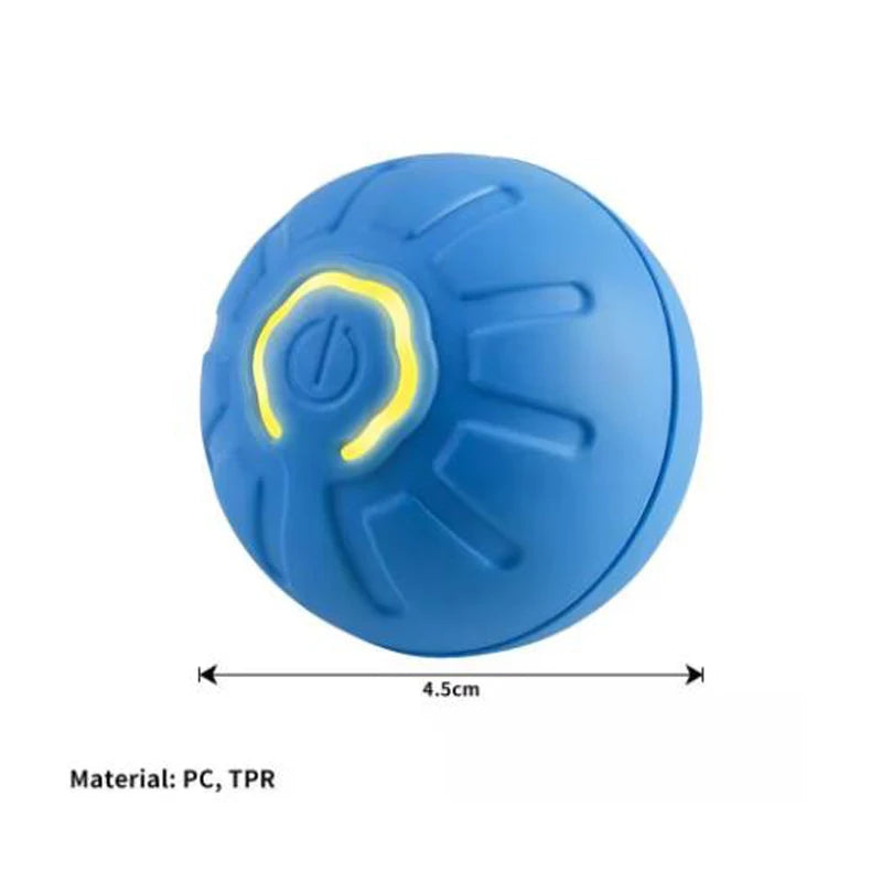 Smart Interactive Pet Toy Ball USB Automatic Moving Bouncing Toy for Dogs Cats