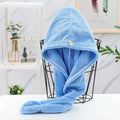Women Microfiber Hair Towel Turban Quick Dry Bath Cap Shower Hair Wrap Soft Drying Hat
