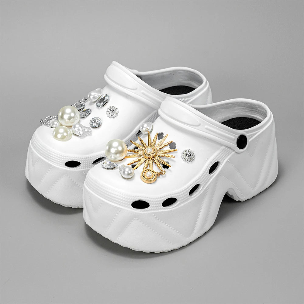 Women’s 9cm Platform Clogs Thick Sole EVA Summer Slippers