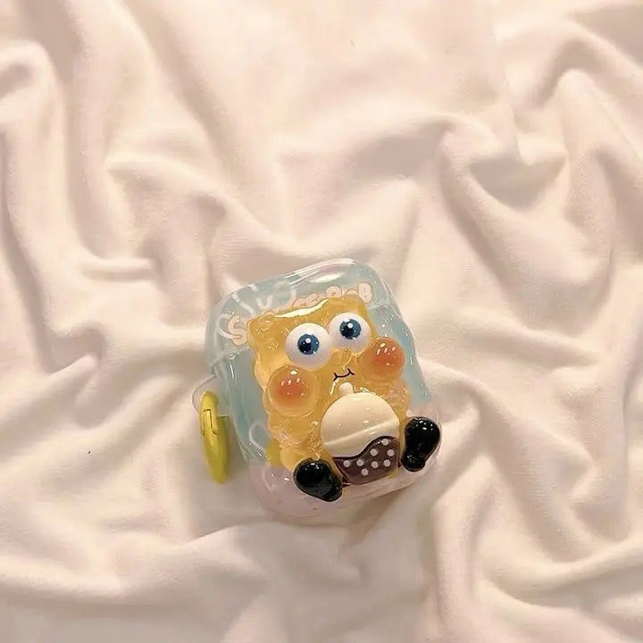 3D SpongeBob SquarePants Large Star Airpods Case