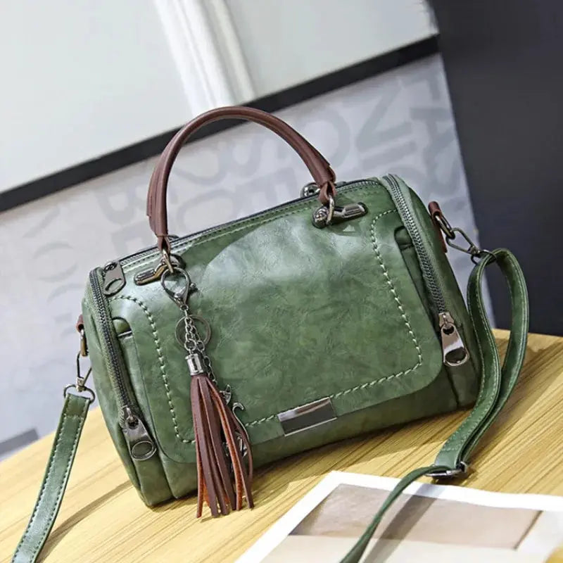 Women Tassel Shoulder Bag Large Capacity Handbag
