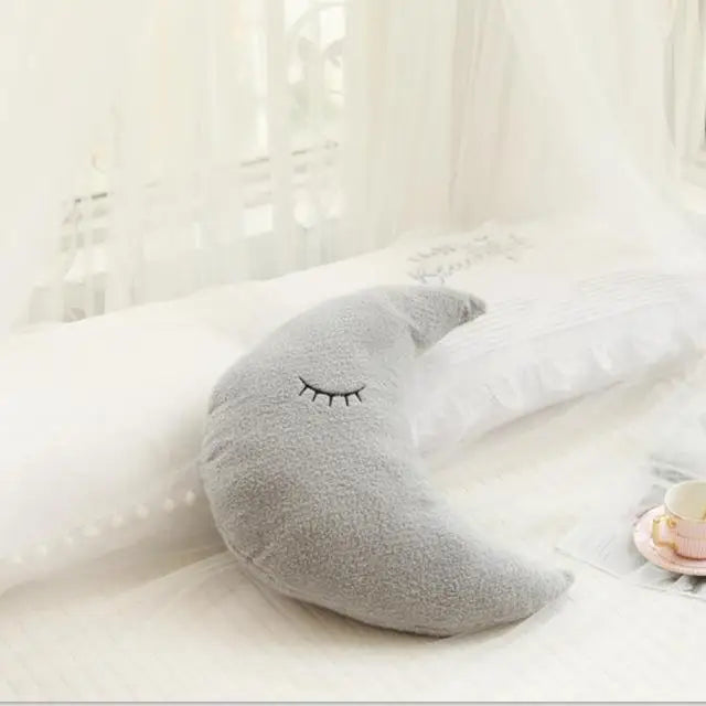 Cloud Moon Star Plush Pillow for Kids Room Decor
