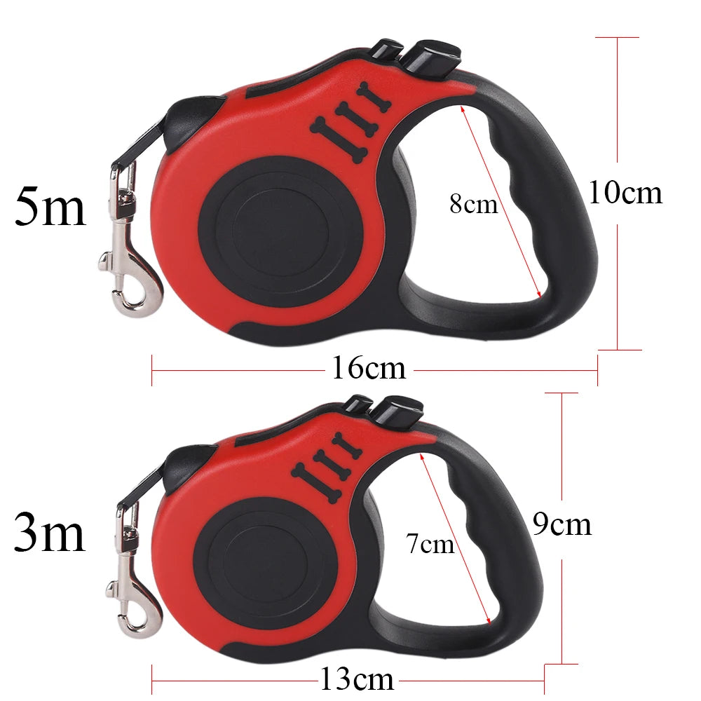 Automatic Retractable Dog Leash – Durable Walking Lead for Small Pets