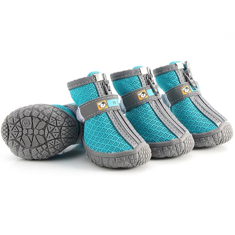 Dog Shoes Non Slip Thick Plush Warm Breathable Pet Booties Paw Protection