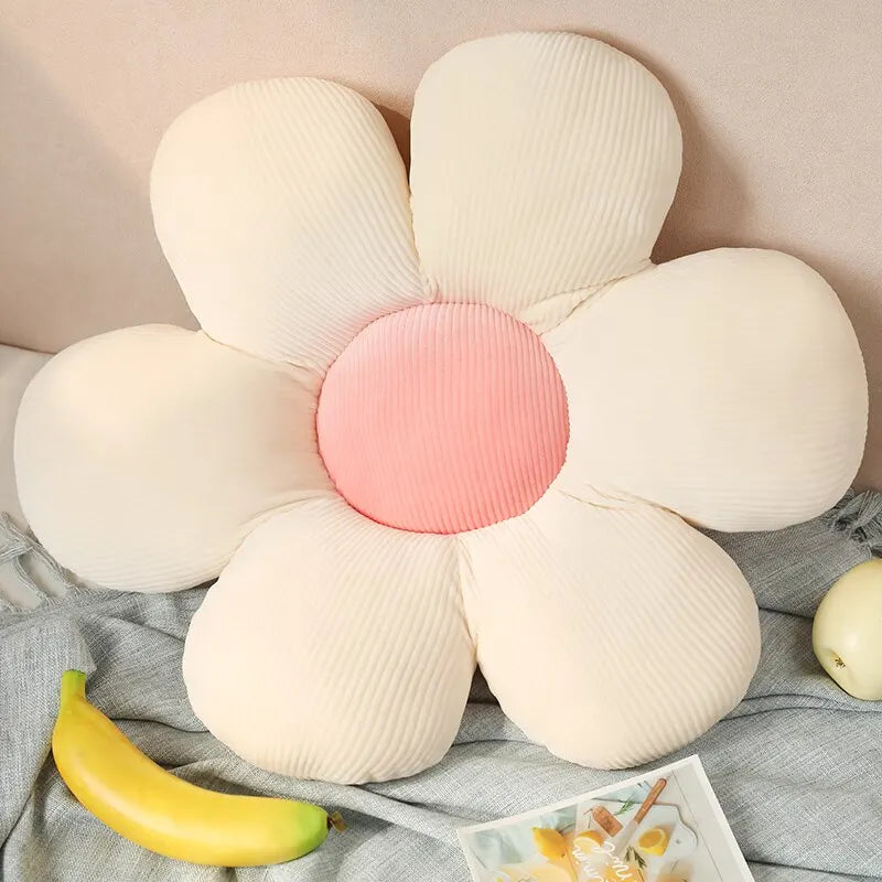 Colorful Flower Plush Pillow 35cm Petal Cushion Home Decor Gift