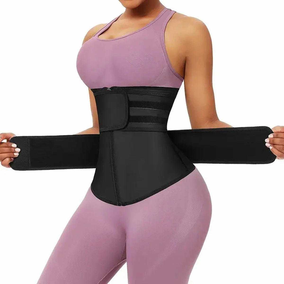 Women Slim Waist Belt Belly Shaper Tummy Control Postpartum Waist Trainer Elastic Slimming Belt