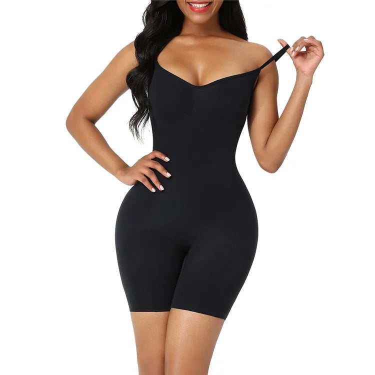 Women’s Seamless Tummy Control Shapewear Bodysuit Waist Cincher Underwear
