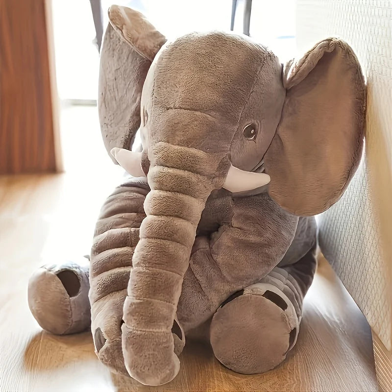 40cm Elephant Plush Pillow Soft Stuffed Animal Gift for Kids