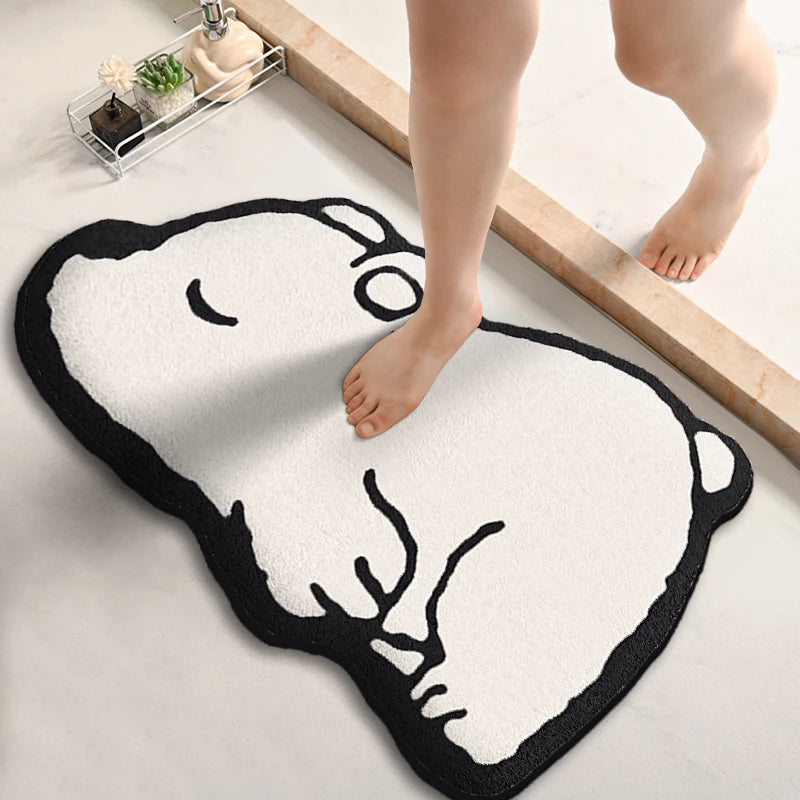 Thickened Special-Shaped Bathroom Absorbent