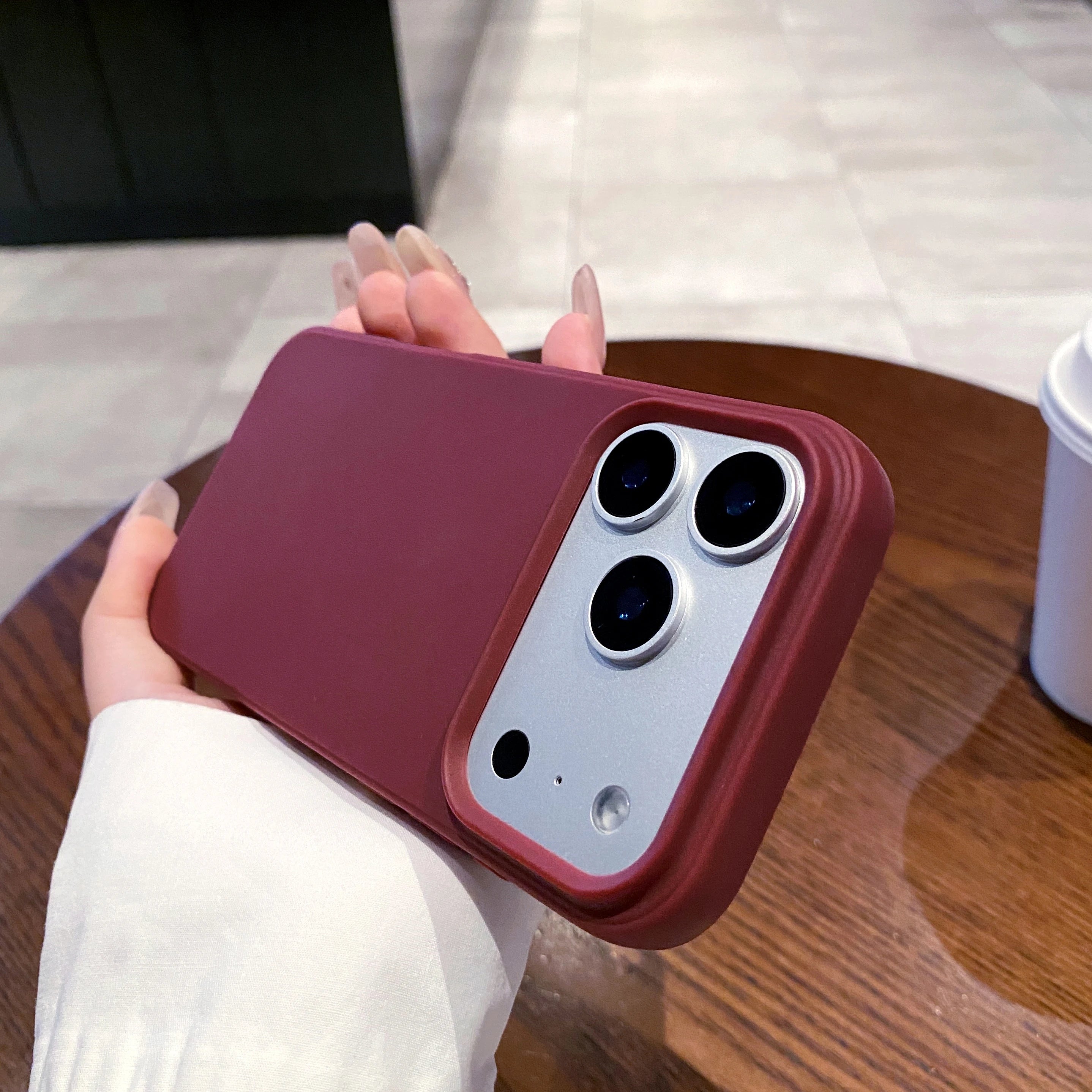 Simple Couple Candy Color Soft Shockproof Anti Fall iPhone Case
