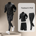 Men Quick Dry Sports Set Jacket Pants 1–4 Piece Running Fitness Jogging Outfit