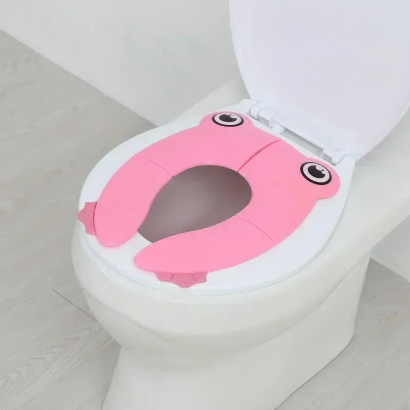 Portable Kids Folding Potty Seat Travel Toilet Training Cushion for Toddlers