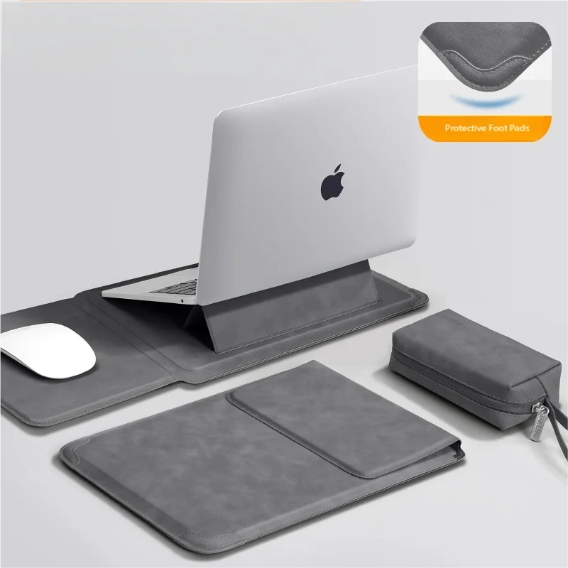 Laptop Sleeve Case with Stand 13-16 Inch MacBook HP Dell Protective Bag