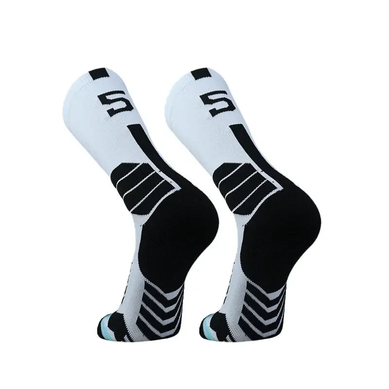 Elite Basketball Compression Socks High Elastic Towel Bottom Sports Socks Men Women