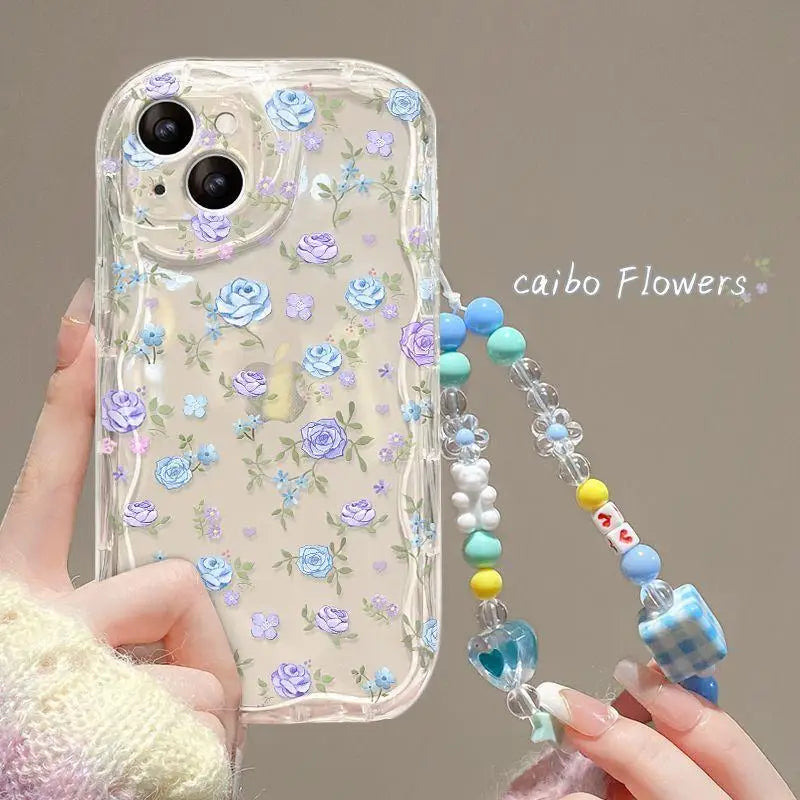 Flower Bracelet Wrist Strap iPhone Case