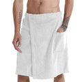Men Wearable Bath Towel with Pocket Quick Dry Shower Wrap Sauna Beach Towel
