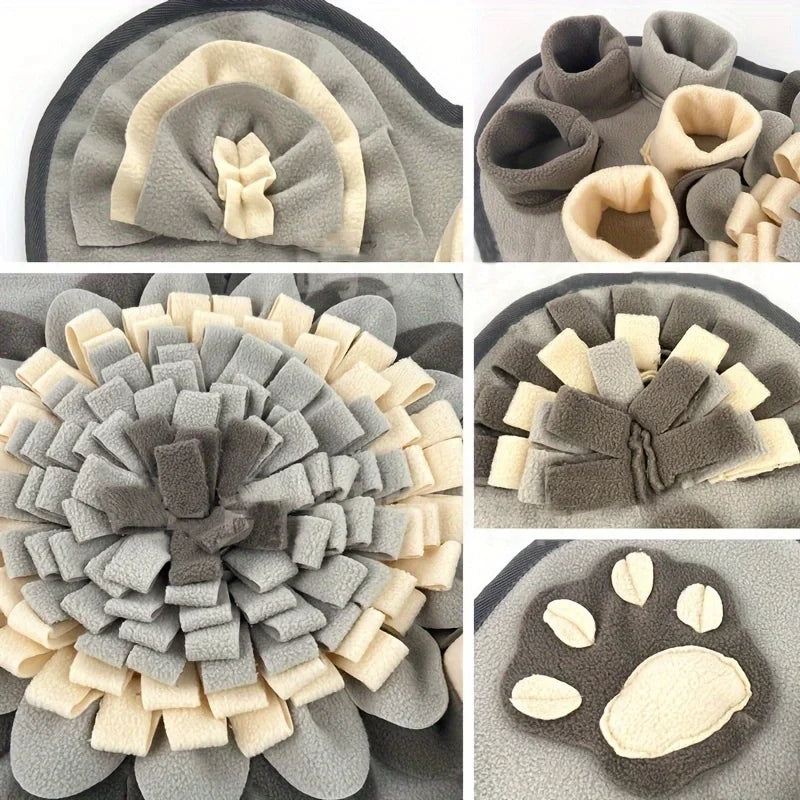 Dog Snuffle Mat Interactive Slow Feeding Training Mat Foraging Skill Toy
