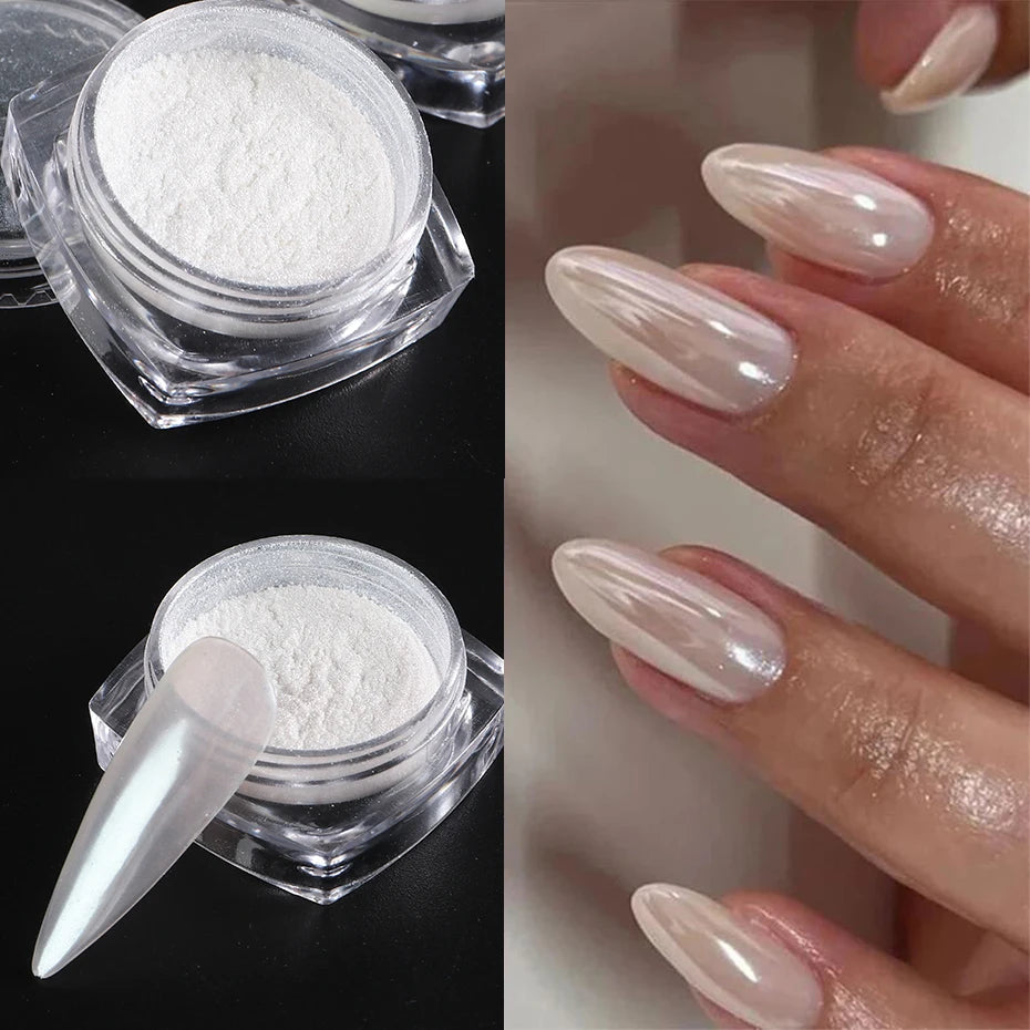 Pearl Chrome Nails in Seconds – Easy Nail Upgrade