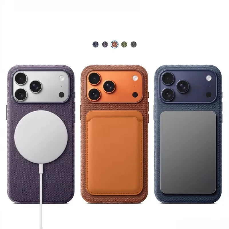 Tech Woven Magnetic Adsorption iPhone Case