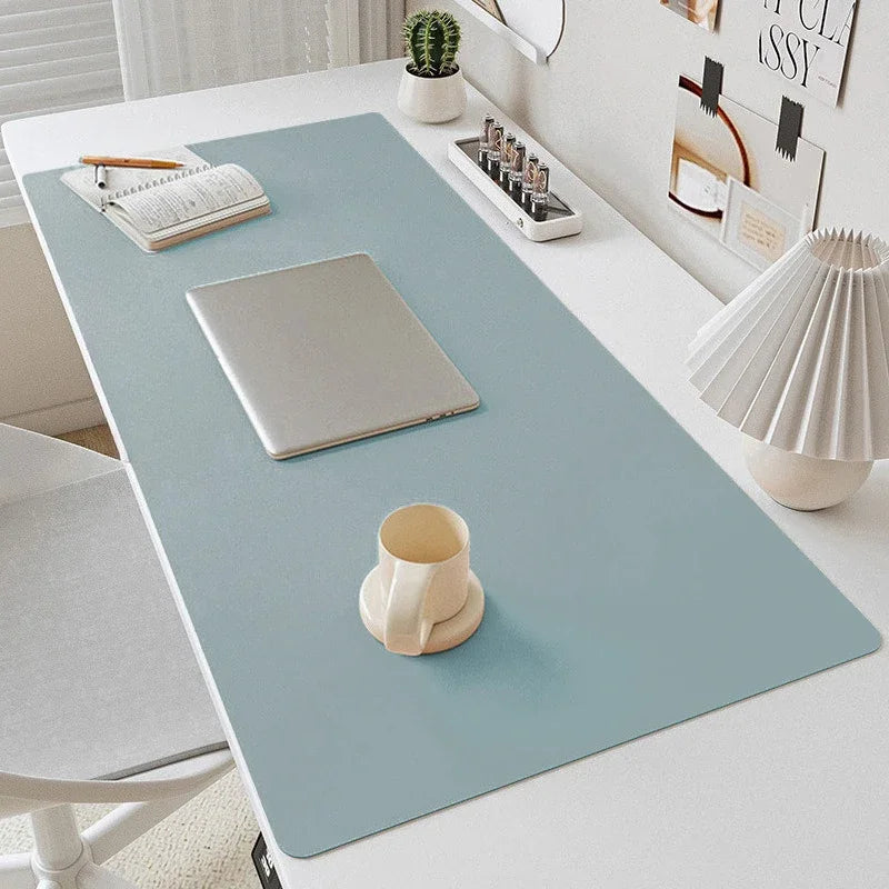 Leather Mouse Pad Desk Mat Waterproof Non Slip Gaming Keyboard Office Pad