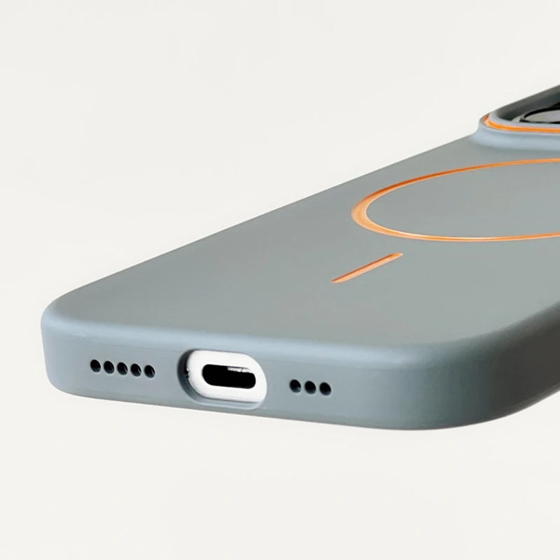 Matte Magnetic iPhone Case – MagSafe Compatible Slim Protective Cover