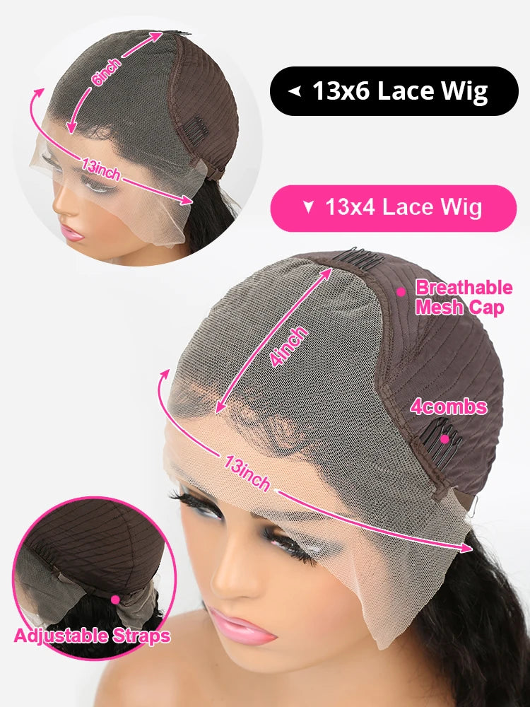 Deep Curly Wig – HD Lace Front Human Hair Wig (13x4/13x6 Long 40–46 Inch)
