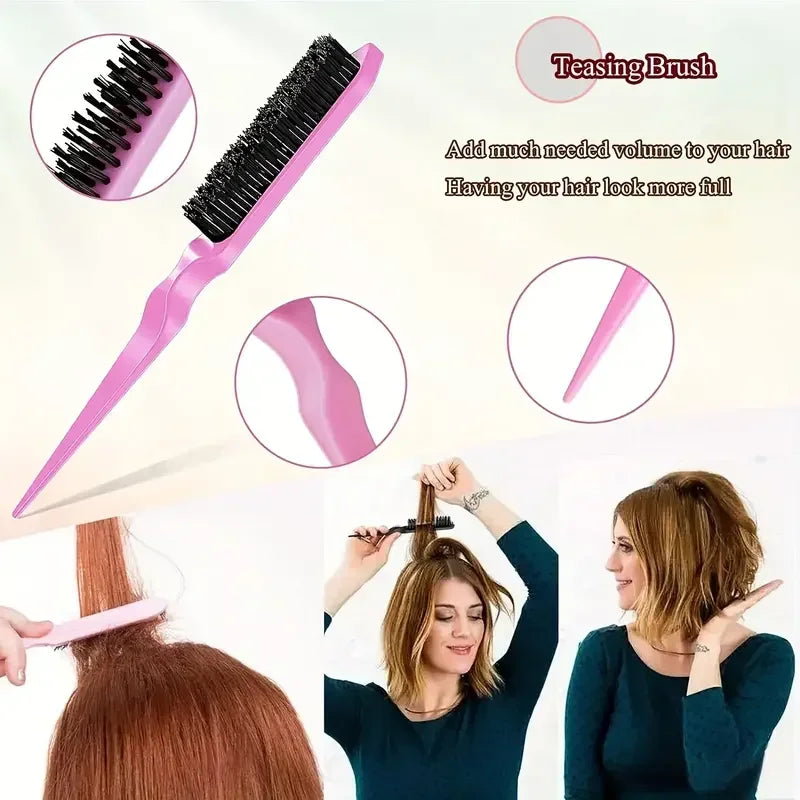 5 Piece Hair Comb Set Scalp Massage Styling Brush Salon Tools