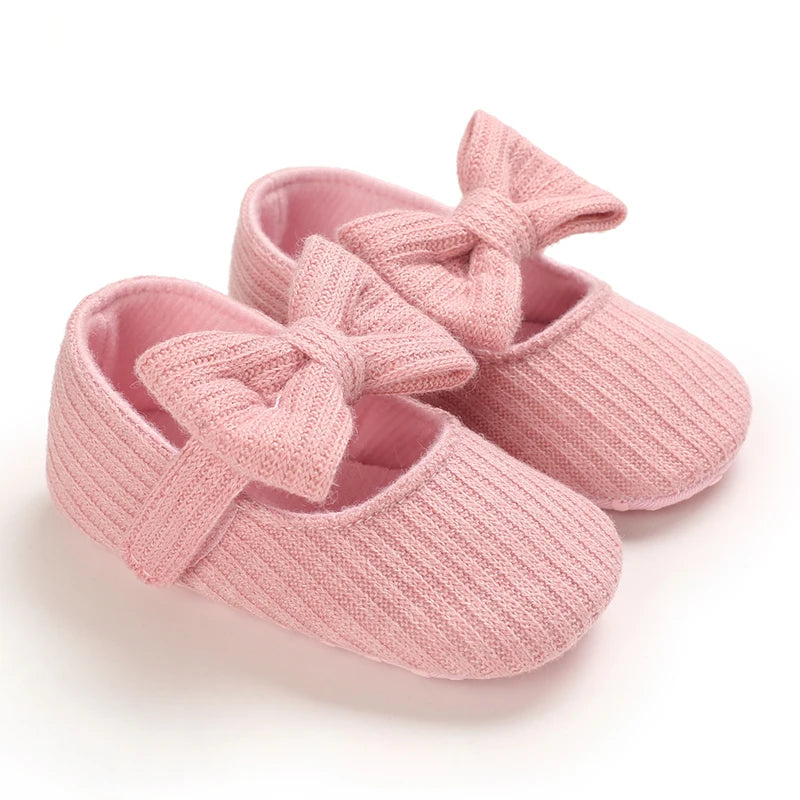 Baby Girl Pink Flat Shoes Soft Sole Lightweight Walking Shoes