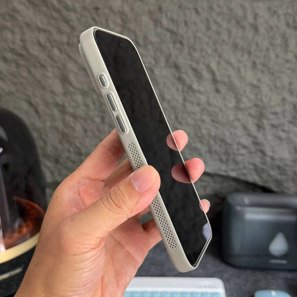 Cooling Hard Case Magnetic Heat Dissipation Breathable Cover iPhone Case