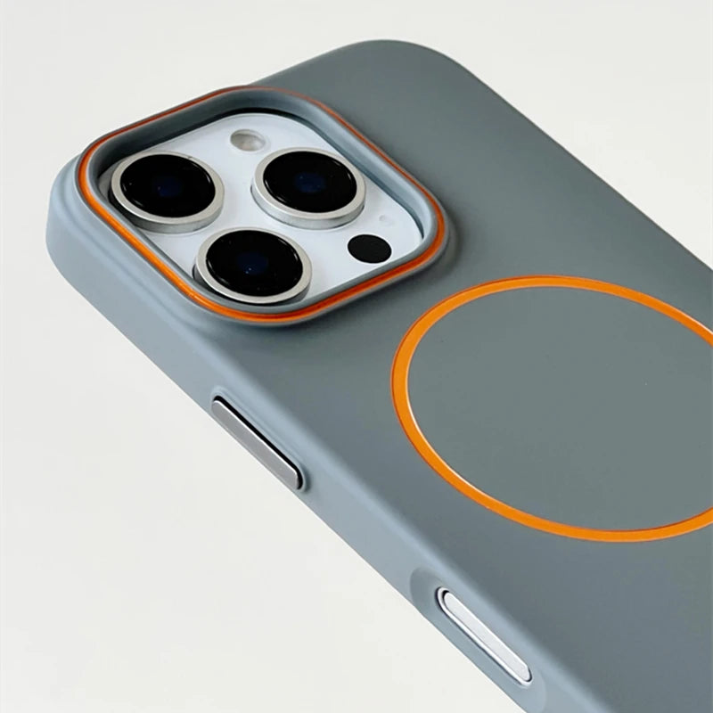 Matte Magnetic iPhone Case – MagSafe Compatible Slim Protective Cover
