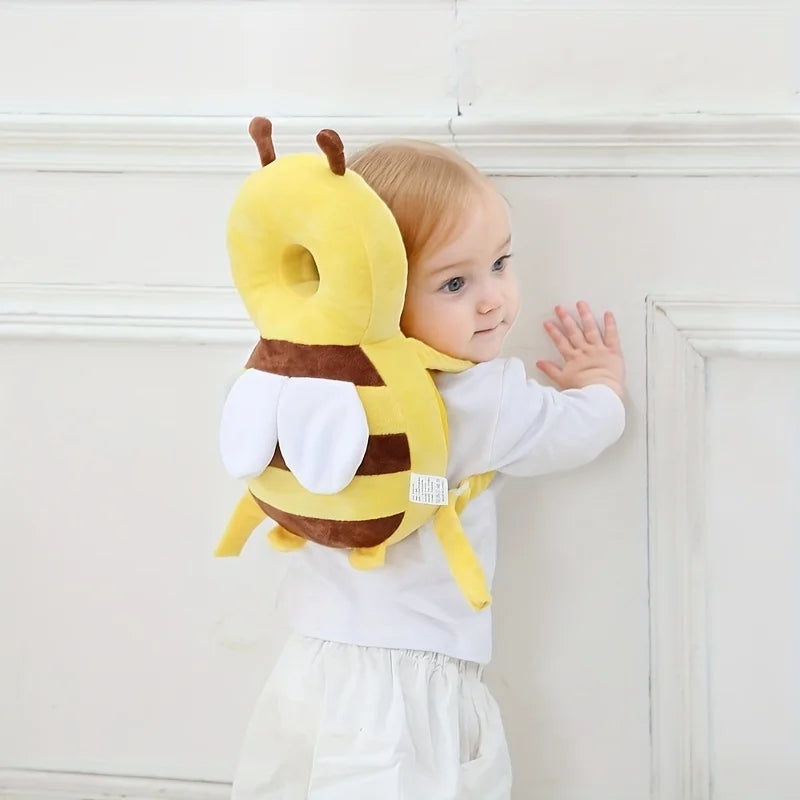 Baby Bee Head Protection Pillow Anti Fall Breathable Safety Hat for Toddlers