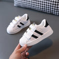 Kids White Sneakers Non Slip Breathable Casual Shoes for Boys Girls