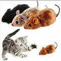 Interactive Plush Mouse Toy for Cats and Dogs Lifelike Moving Pet Toy