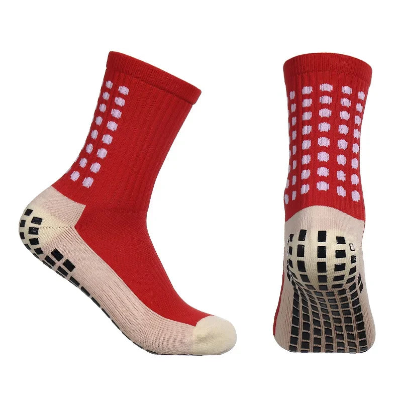Anti Slip Football Grip Socks Silicone Bottom Breathable Sports Running Cycling Training Socks Men Women