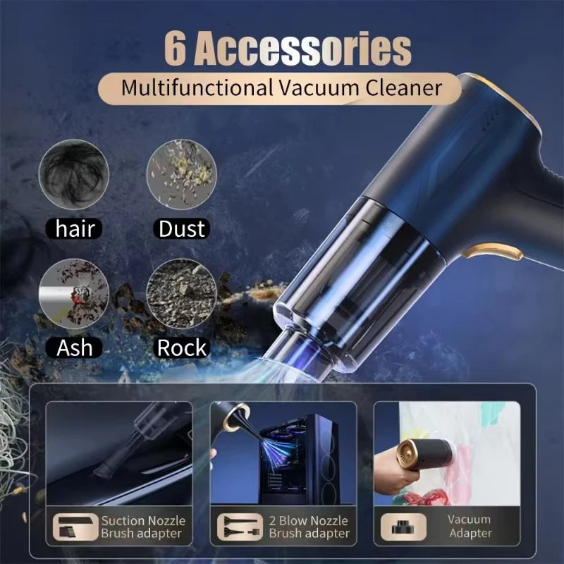 98000PA Cordless Car Vacuum Cleaner
