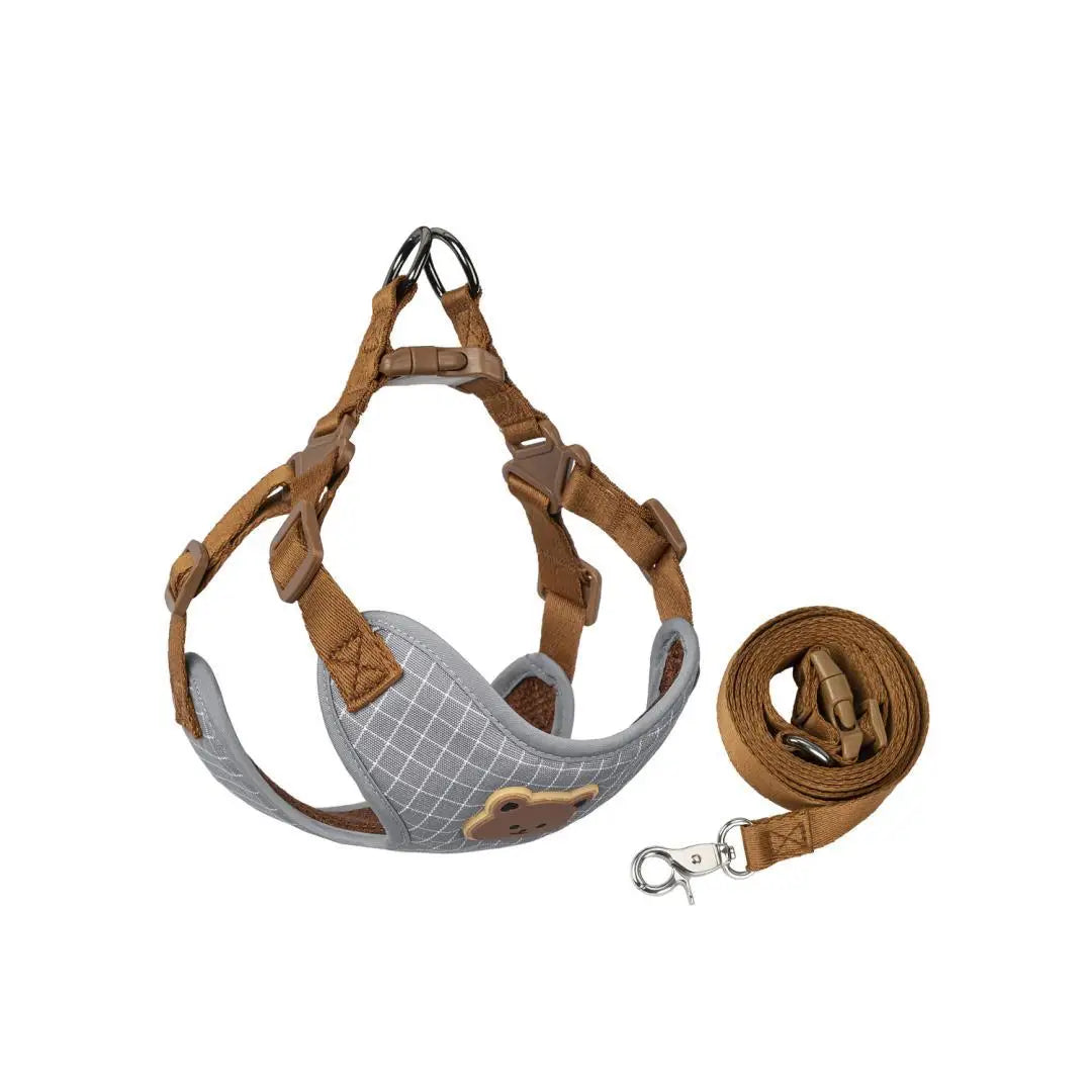 Breathable Dog Harness Leash Set for Small Medium Dogs and Cats