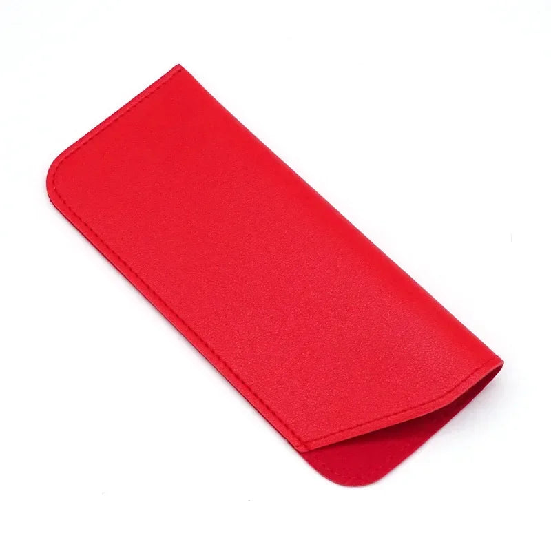 Leather Glasses Pouch Protective Eyewear Case