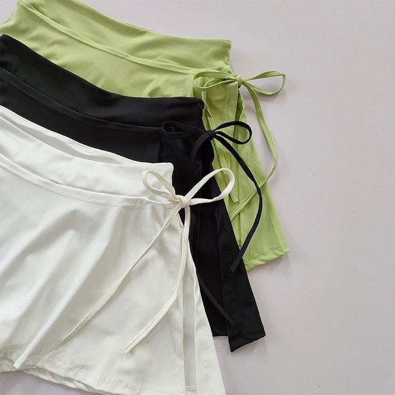 Quick Dry Tennis Yoga Skort with Pocket