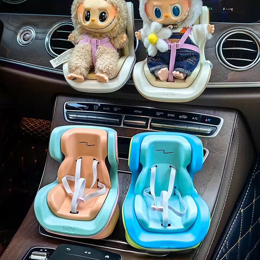 Labubu Doll Car Seat Air Vent Holder Accessory