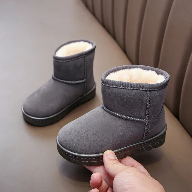 Kids Winter Snow Boots Warm Anti Slip Shoes for Boys Girls