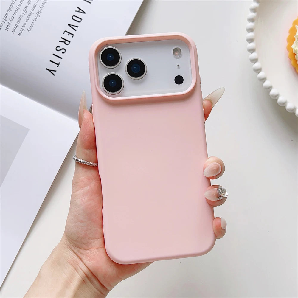 Matte Candy Color Liquid Silicone Shockproof iPhone Case