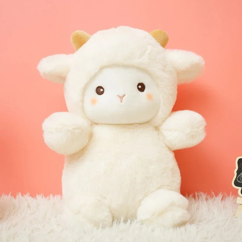 Cute Sheep Plush Doll Soft Stuffed Animal Pillow Toy for Kids Gift