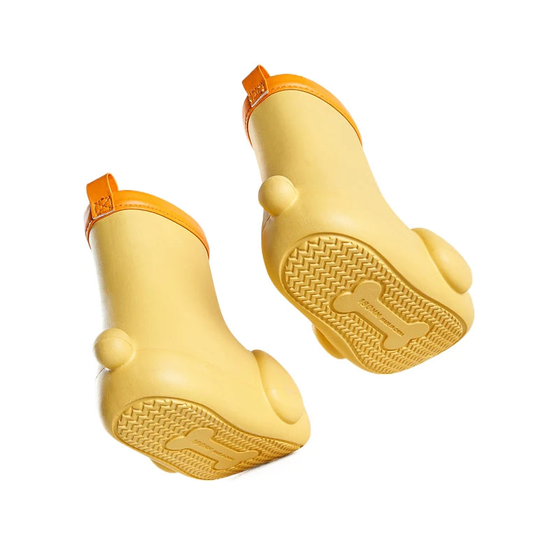 Kids Waterproof Rain Boots Non Slip Puppy Rain Shoes for Boys & Girls