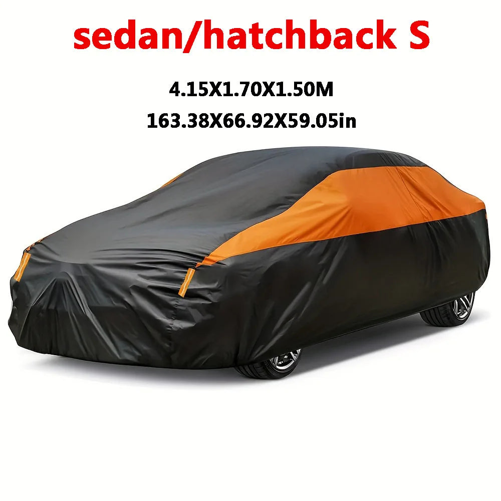 Car Cover Waterproof Outdoor – Full Protection UV Rain Snow Dust Cover for Sedan SUV