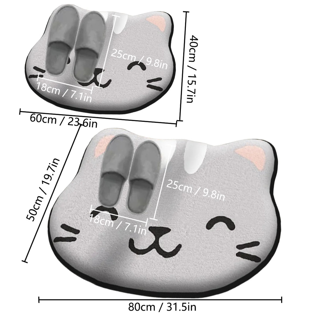 Thickened Special-Shaped Bathroom Absorbent