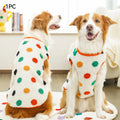 Warm Flannel Dog Pajamas Winter Pet Coat for Large Dogs